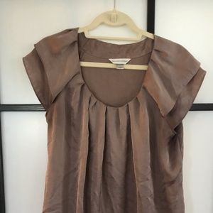 Christopher Banks Large Champagne Blouse